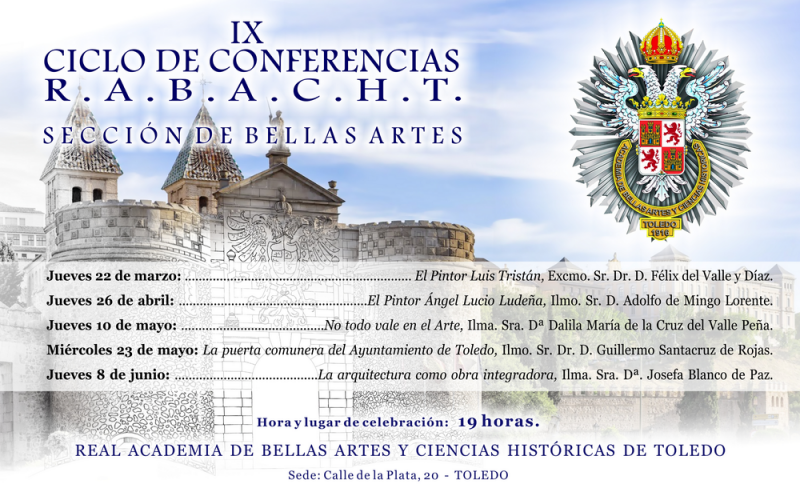 IX Ciclo de Conferencias 2018 (Sección de Bellas Artes)