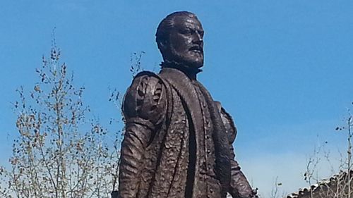 Inauguración de un monumento a Juan de Padilla