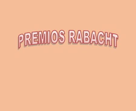 Convocatoria de los Premios RABACHT 2015-2016
