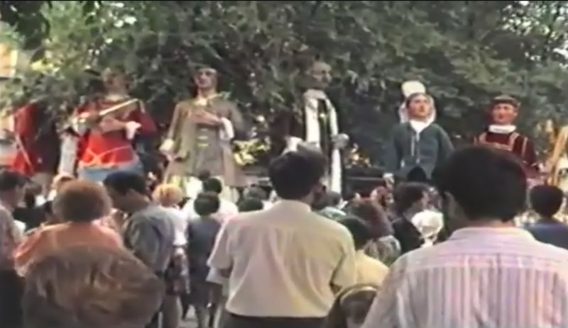 Corpus Christi de Toledo, 1990. Ambiente de las calles durante la víspera y en la solemne Procesión.