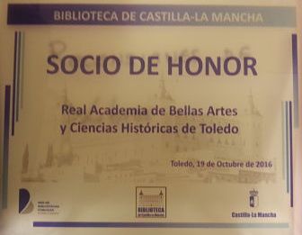 La Real Academia recibe el título de Socio de Honor de la Biblioteca Regional